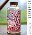 桜　ボトル　花世界 123315426