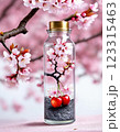 桜　ボトル　花世界 123315463