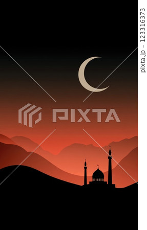 Spiritual observance: happy Laylat al-Qadr, marking Muhammad's revelation, sacred Quranic verses, Night of Power, Decree, Destiny, odd Ramadan nights, Shab-e-Qadr, profound Islamic reflection 123316373