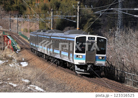 【JR東日本】211系3000番台（中央本線：大桑〜須原） 123316525