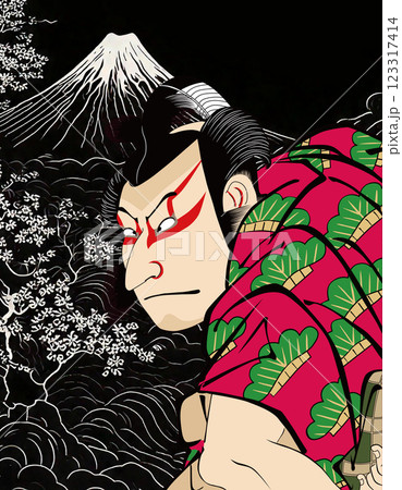歌舞伎役者 123317414