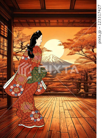 和服美人 123317427