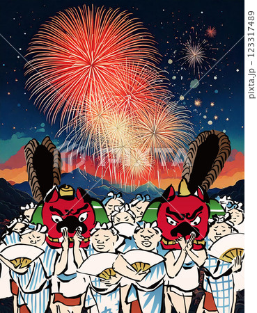 祭りの風景 祭りの風景 123317489