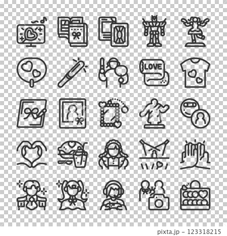 禦宅文化和Oshikatsu圖示集 123318215