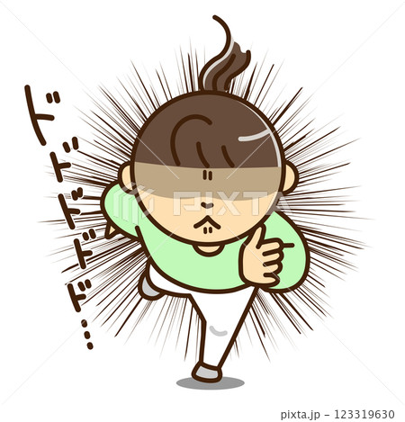 ダッシュする女性 123319630