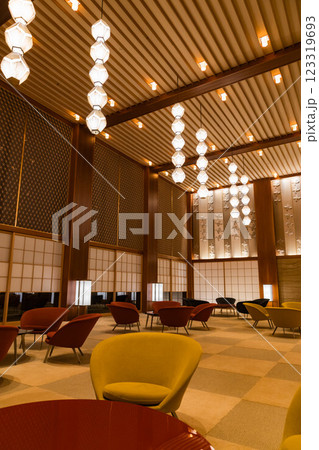 オークラ東京のロビーラウンジ オークラ東京のロビーラウンジ 123319693