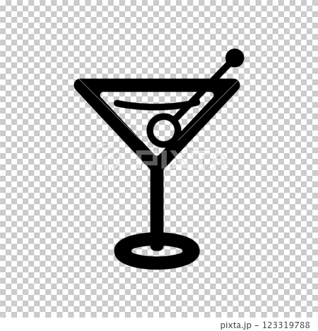 マティーニのアイコンイラスト マティーニのアイコンイラスト 123319788