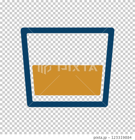 威士忌直圖示插圖 123319884