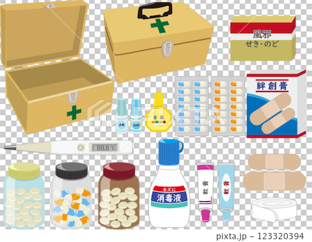 急救箱和藥品套裝 123320394
