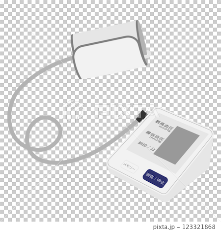 簡單的血壓計插圖 123321868