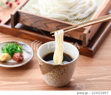 ざるうどん （ 冷やしうどん ） 123321957