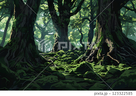 世界遺産　神秘的な屋久島 123322585