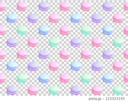 Macaron seamless pattern A-1' Macaron seamless pattern A-1' 123323145