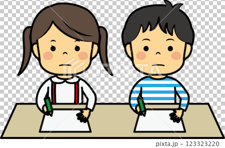 小學生參加考試 123323220