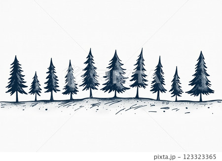 手描きの 手描き ベクトル 123323365