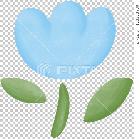 Illustration of a small purple rose blooming. 123323539