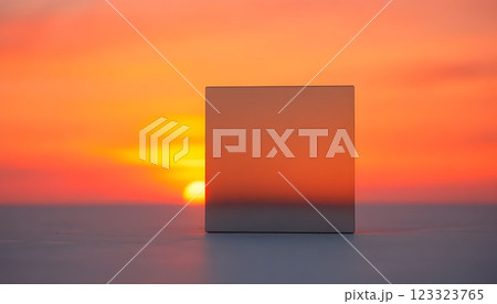 Sunset Reflection 123323765