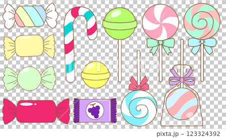 Colorful candy collection 123324392
