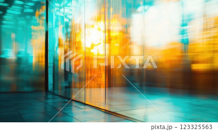 abstract urban glass reflections 123325563