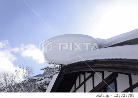 屋根に雪庇 123325789