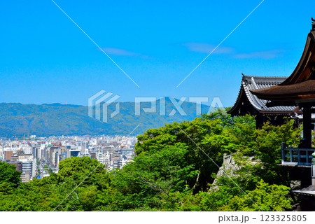 新緑が眩しい京都 清水寺 123325805