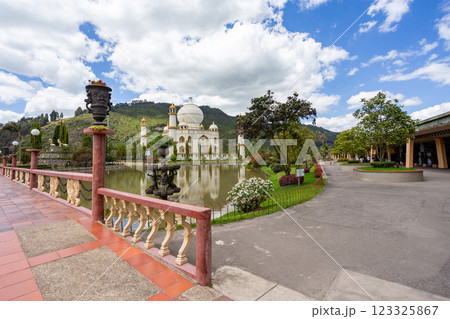Replica of Taj Mahal, Bioparque Wakata, Tocancipa municipality of the Metropolitan Area of Bogota, Colombia. Replica of Taj Mahal, Bioparque Wakata, Tocancipa municipality of the Metropolitan Area of Bogota, Colombia. 123325867