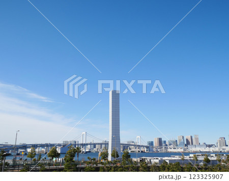 豊洲市場から見る風景 豊洲市場から見る風景 123325907