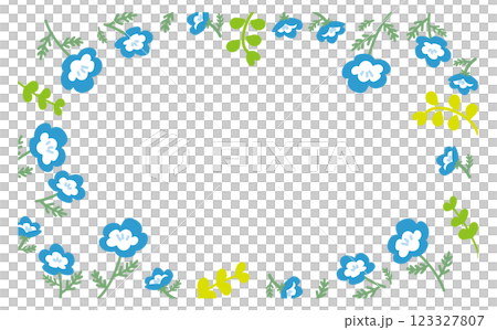 粉蝶花背景插圖素材 粉蝶花背景插圖素材 123327807