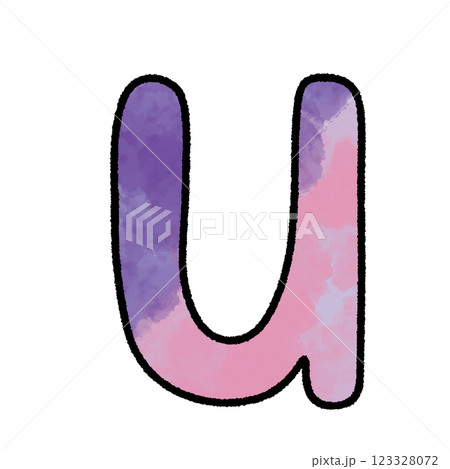 Letter u Letter u 123328072