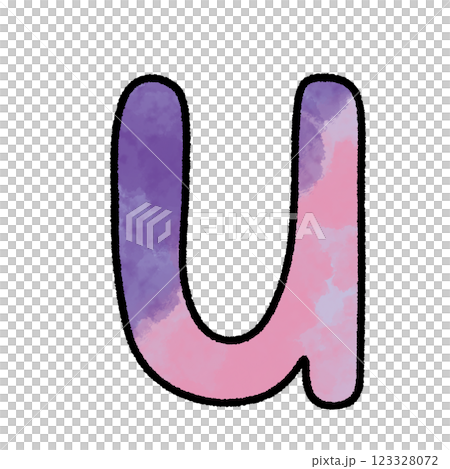 Letter u Letter u 123328072