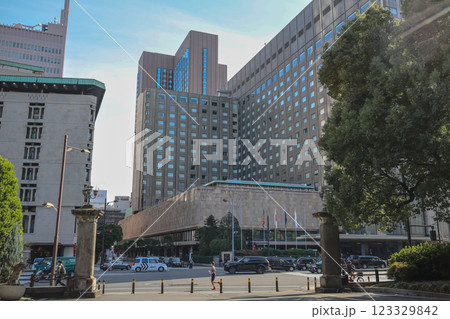 Cityscape with High-Rise Buildings and Urban Architecture, Tokyo Dec 5 2024 123329842