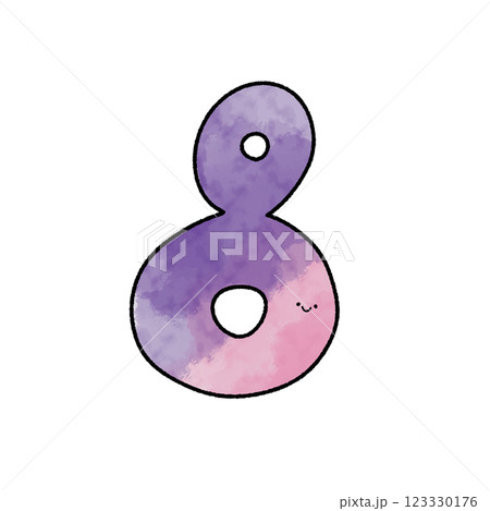 Number eight Number eight 123330176