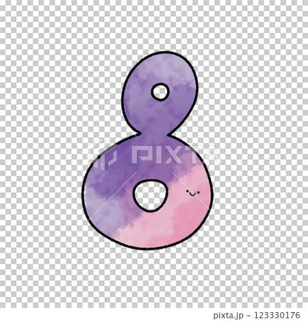 Number eight Number eight 123330176