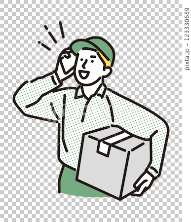 配送 分發 物流 123330689