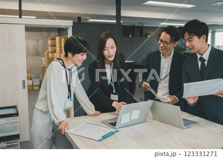 ネットショップ運営　スタンディングミーティング 123331271