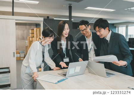 ネットショップ運営　スタンディングミーティング 123331274