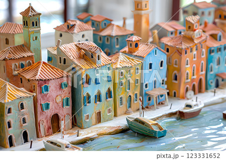 運河の街  水の都ベニス 運河の街  水の都ベニス 123331652