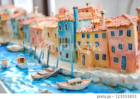 運河の街  水の都ベニス 運河の街  水の都ベニス 123331653