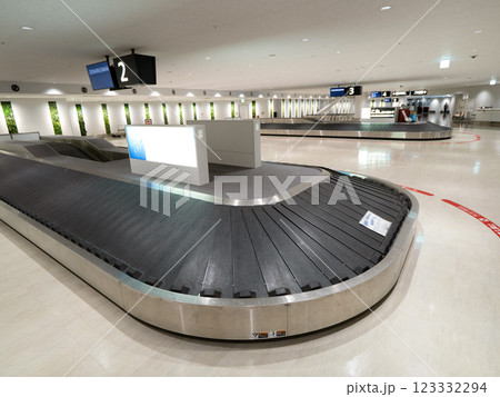 空港の手荷物受取所 123332294