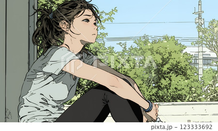 「私は非力で臆病です」と落ち込んでいる