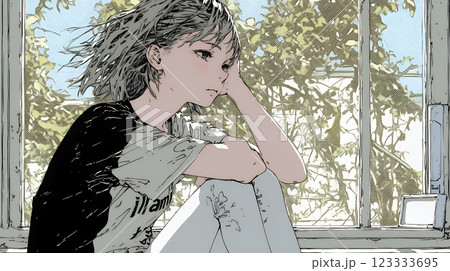 「私は非力で臆病です」と落ち込んでいる