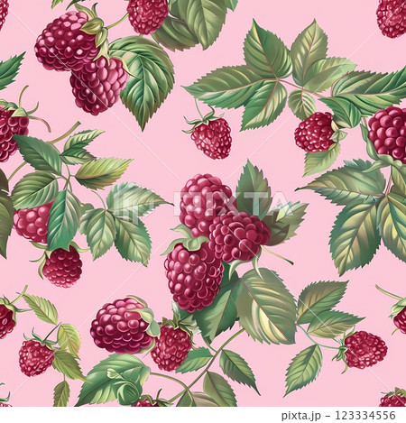 raspberry in a green leaf 123334556