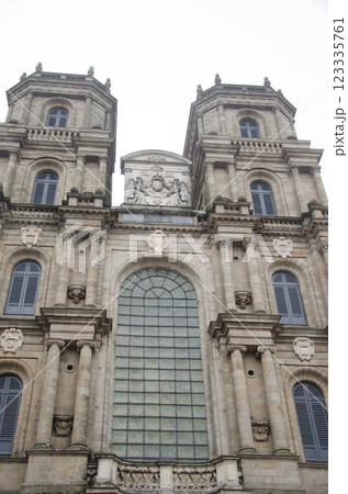 Facade of the Rennes Cathedral. Facade of the Rennes Cathedral. 123335761