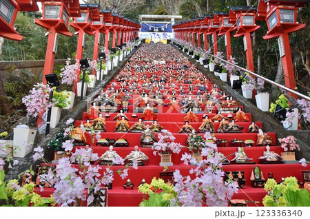 晴天のかつうらビッグひな祭り　千葉 123336340