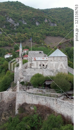 Stone Bosnia Castle Stone Bosnia Castle 123336763
