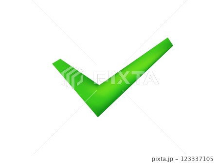 Green checkmark symbol for confirmation and approval Green checkmark symbol for confirmation and approval 123337105