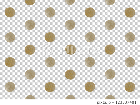 [Eraser stamp] Polka dot background illustration 123337481