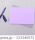 Important Message Written On Piece OF Paper. Photo Of Different Office Supplies, Stickers, Notebooks, Pens, Pencils, Rullers, Marckers, Stapler, Wallet. Main Information. 123340572