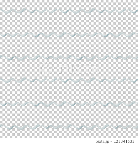 Watercolor pattern blue wavy stripes, lines, stylized. Seamless marine geometric print. Hand drawn illustration on white background for textile design, fabric, packaging, clothes, wallpaper pirates Watercolor pattern blue wavy stripes, lines, stylized. Seamless marine geometric print. Hand drawn illustration on white background for textile design, fabric, packaging, clothes, wallpaper pirates 123341533