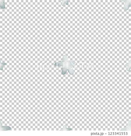 Stars blue water raindrops watercolor pattern. Seamless sea print. Hand drawn pirate style illustration on white background for textile design, fabric, packaging, clothes, wallpaper, print 123341553